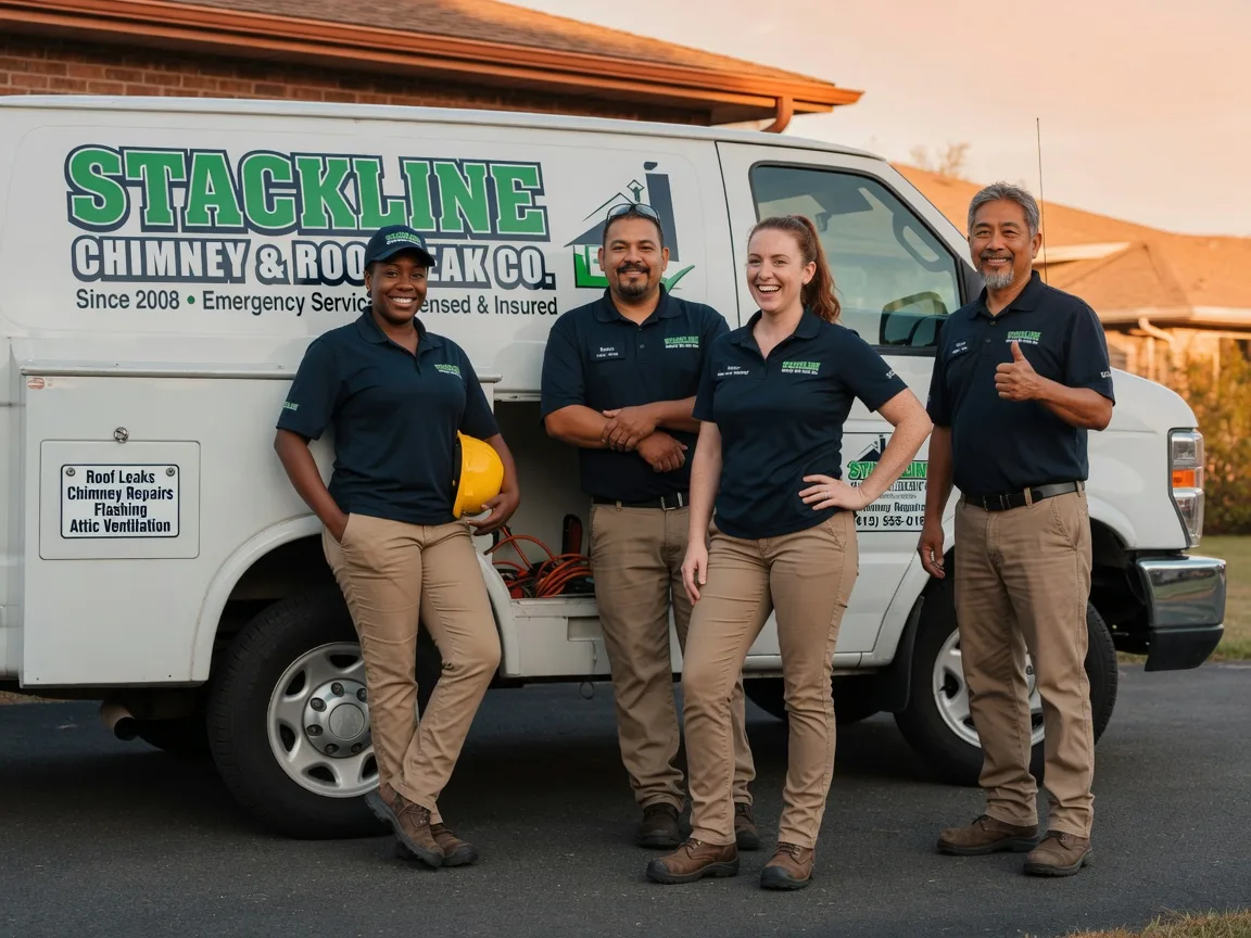 Chimney flashing repair company in Lowgap, NC